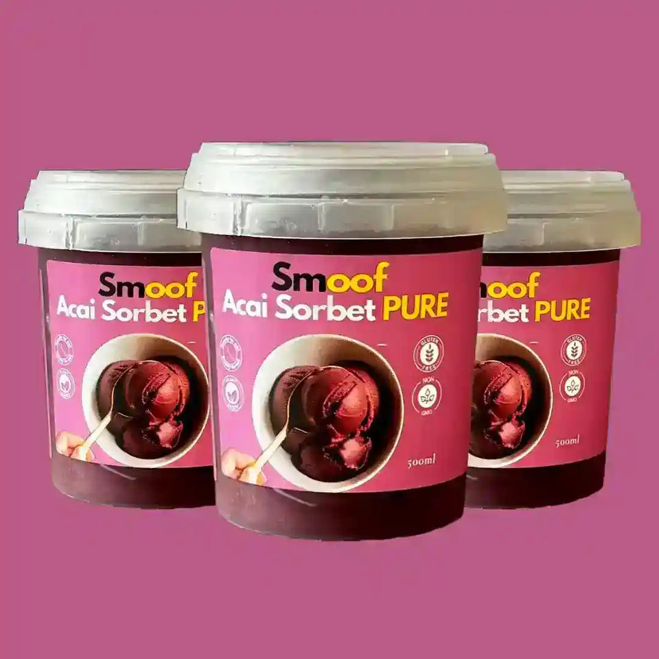Brazilian Acai Berry Sorbet PURE (Bundle of 3/6/12)