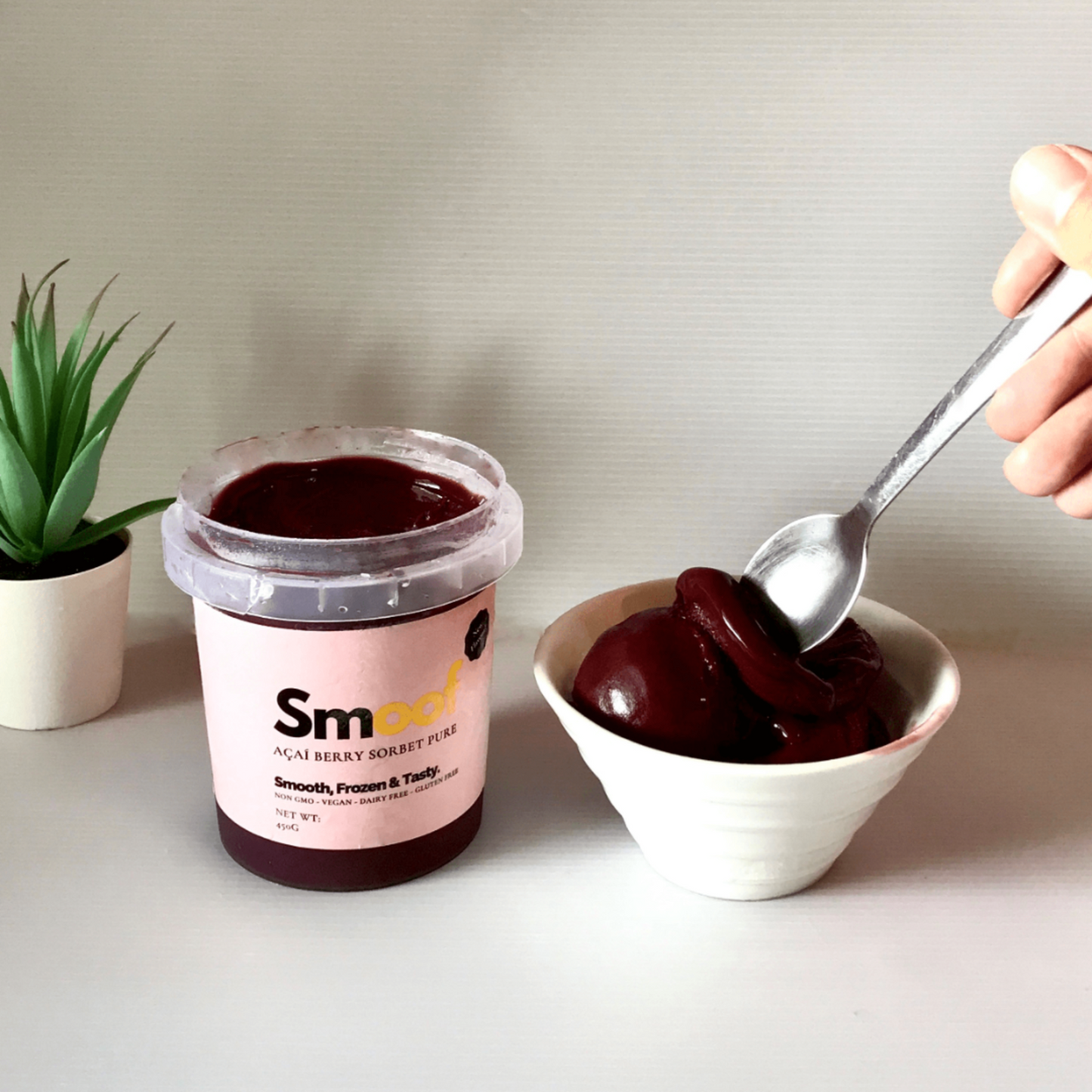 Brazilian Acai Berry Sorbet Pure (Bundle of 3) - Smoof | Acai Singapore