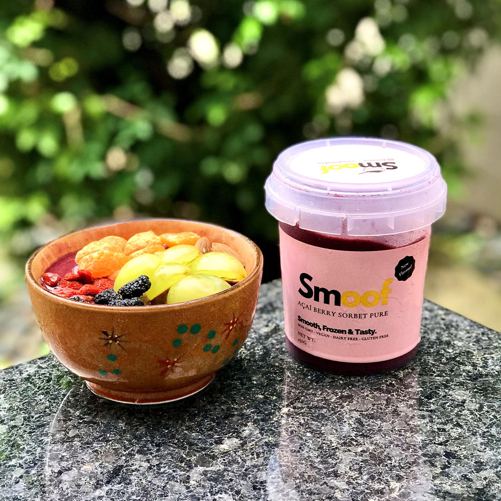 
                  
                    Brazilian Acai Berry Sorbet Pure (500ml/450g) - Smoof | Acai Singapore
                  
                