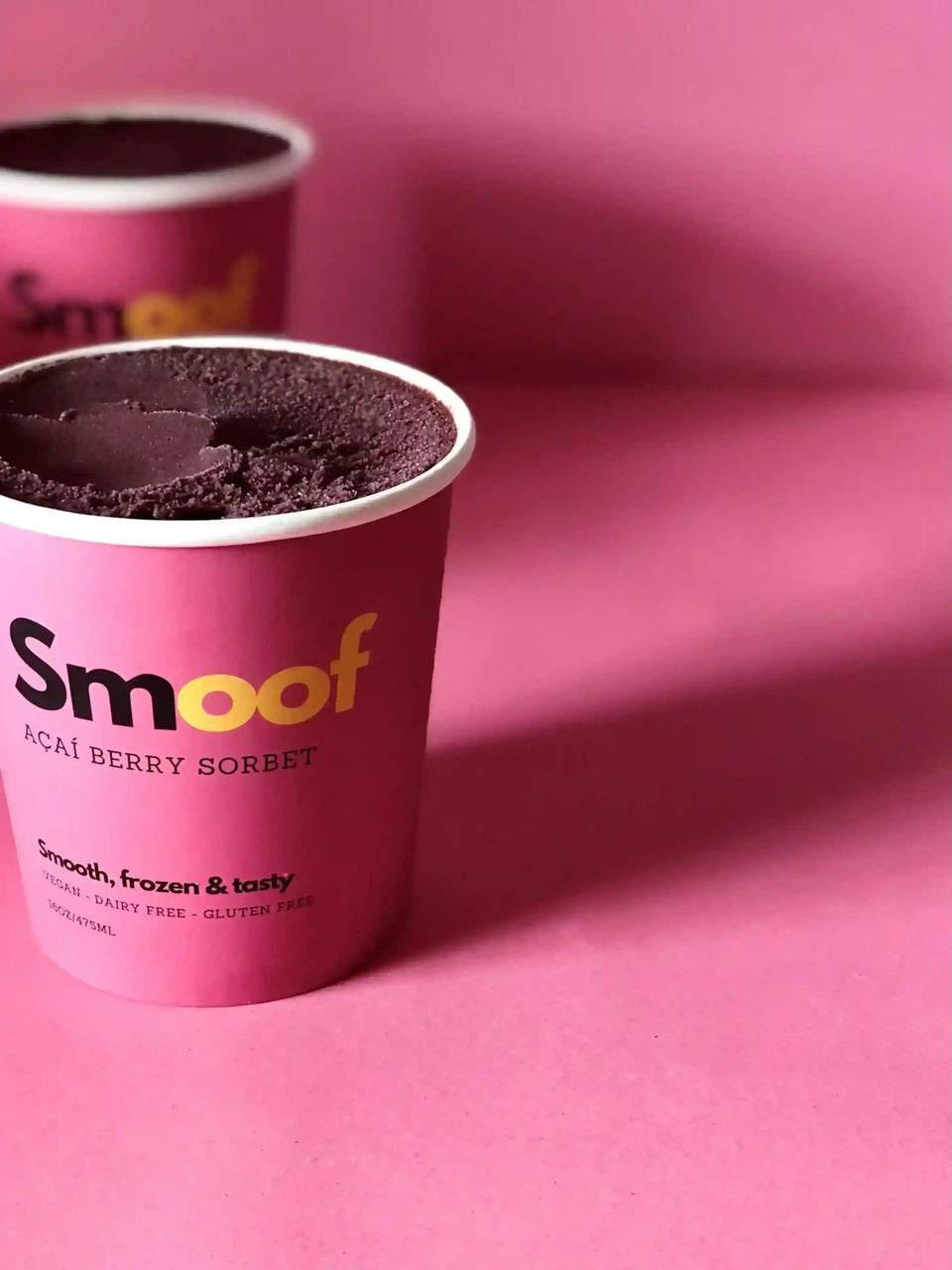Brazilian Acai Berry Sorbet PURE (Bundle of 3/6/12) - Smoof | Acai Singapore